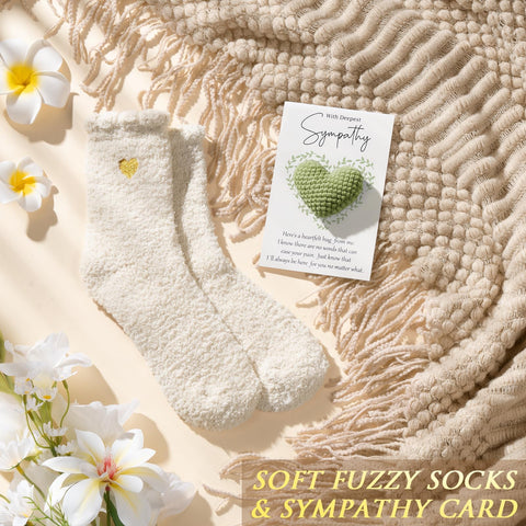 MAYICIVO sympathy gift basket card with heartfelt message