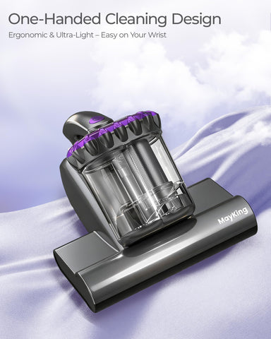 MayKing MV02 filtration system with HEPA captures fine particles