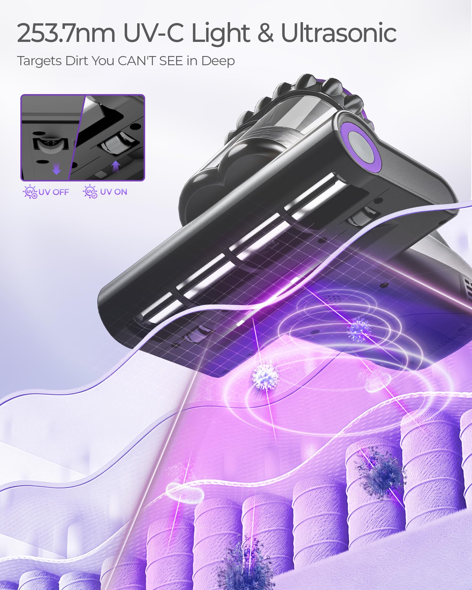 MayKing MV02 uses ultrasonic deep-cleaning to lift fine particles