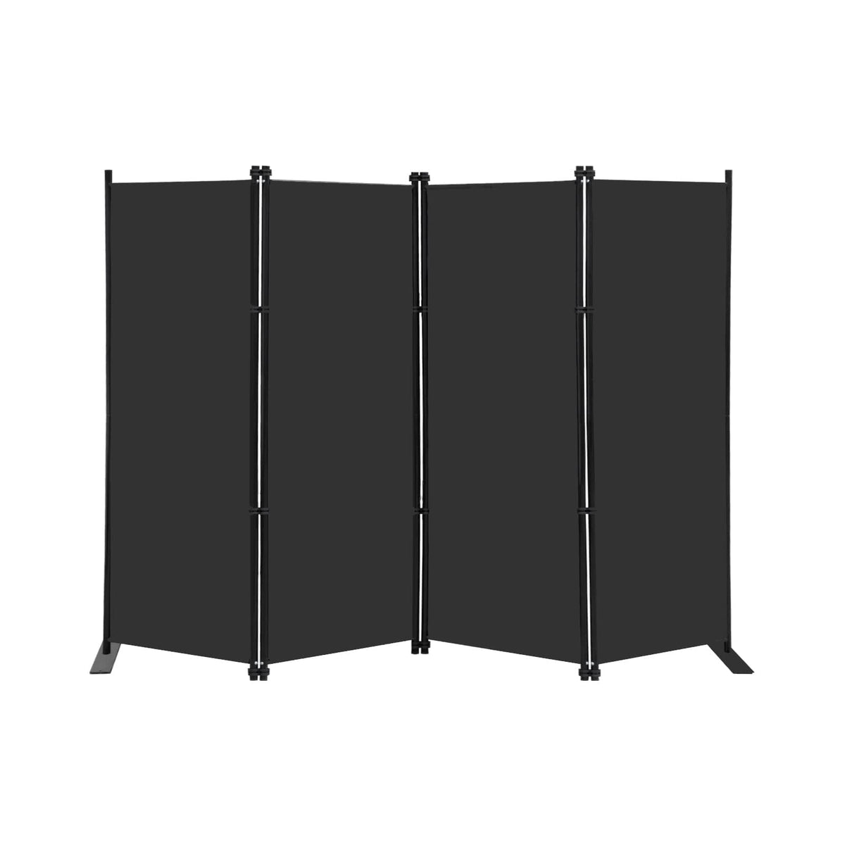 MAYOLIAH 4-panel divider assembly shows sturdy iron frame for easy space division.