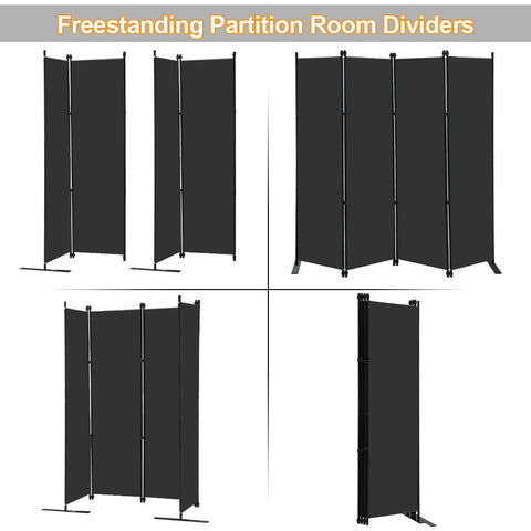 MAYOLIAH 6ft tall divider provides vertical privacy in studio apartments.