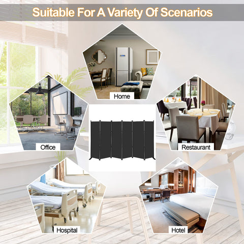 MAYOLIAH rustproof iron frame divider delivers durable room separation.