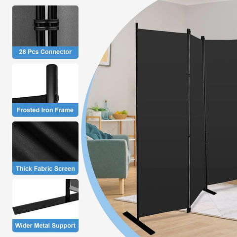 MAYOLIAH space-creating divider defines an office setup