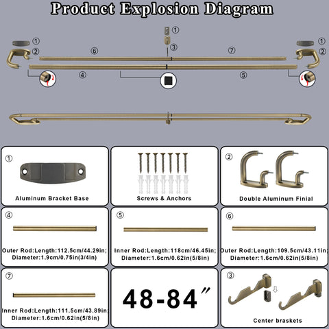 Mayrhyme aluminum base brackets resist rust and daily wear