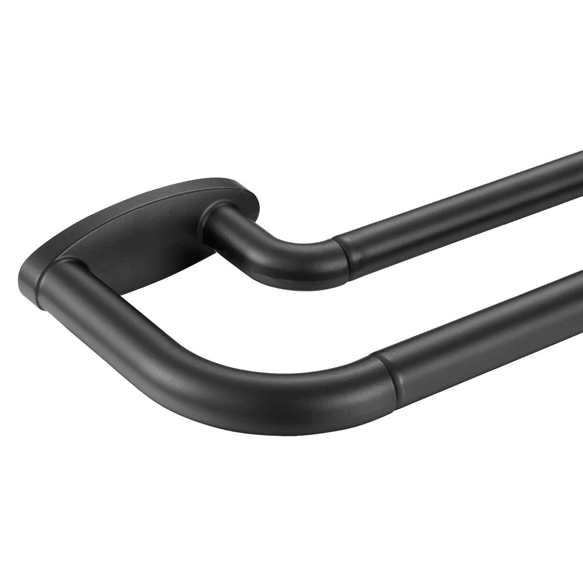 Mayrhyme matte black base with secure plug-in mounting