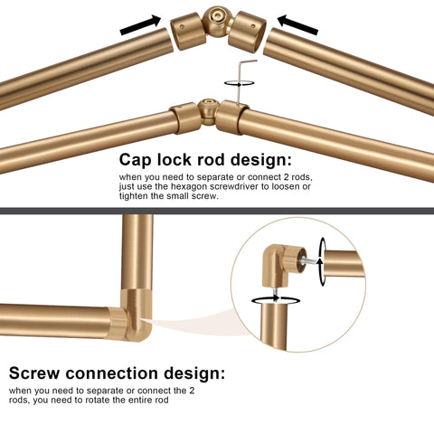 Mayrhyme aluminum brackets and end caps illustrate rust-resistant hardware.