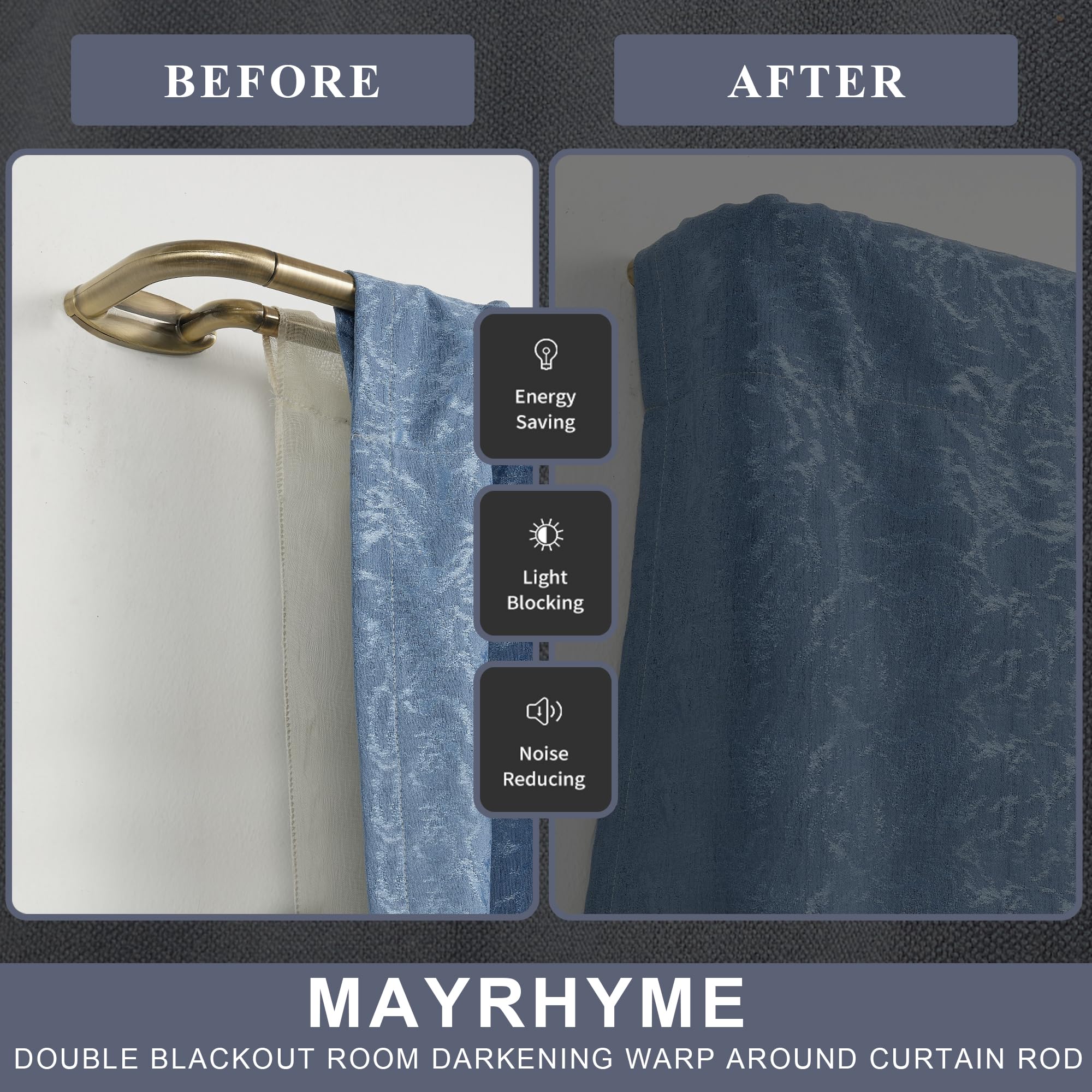 Mayrhyme wrap around design provides continuous coverage for cleaner windows