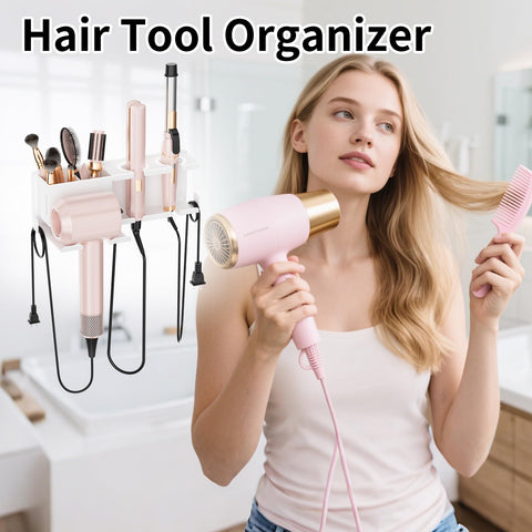 MAYZOLOP wall mount cord winding prevents tangles and damage.