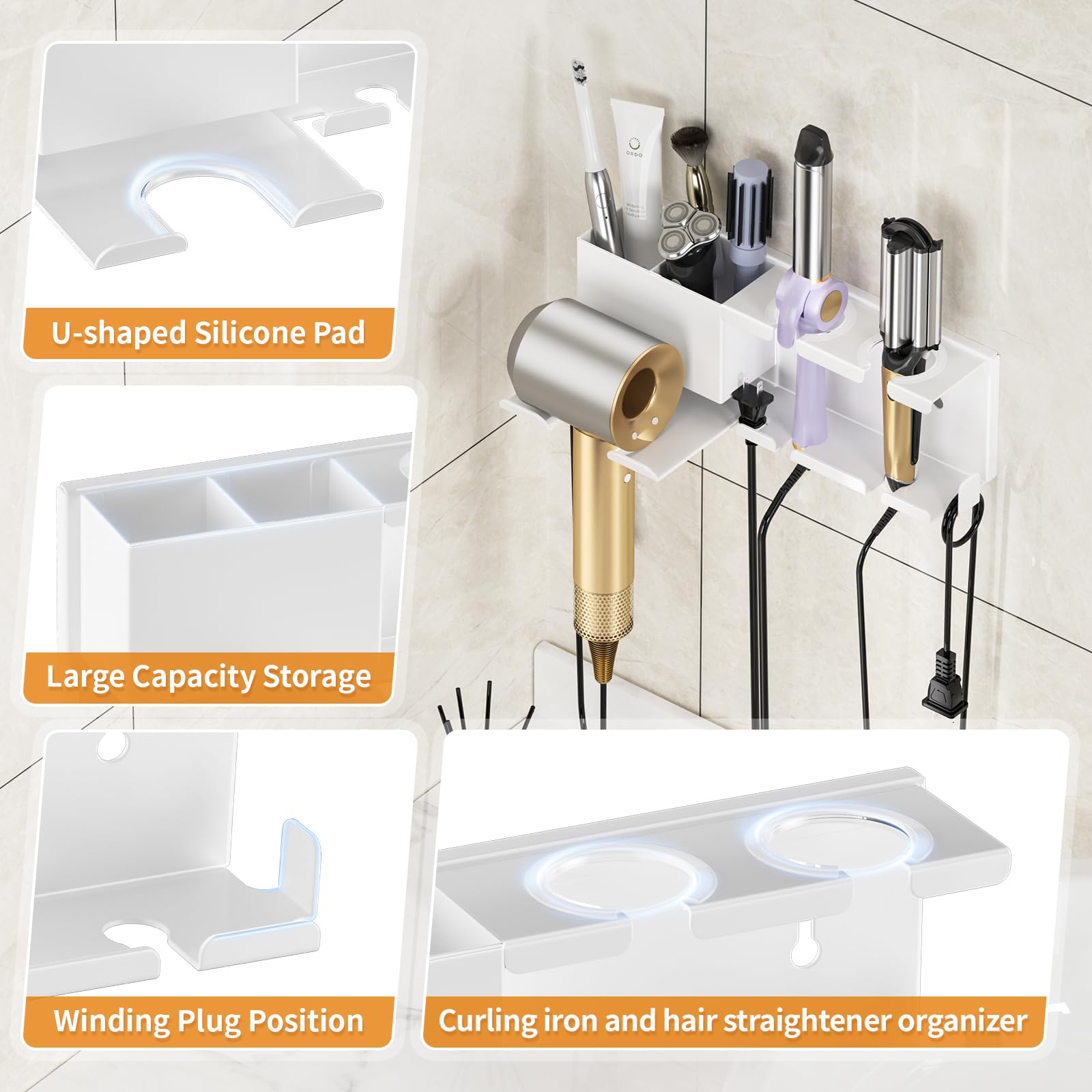 MAYZOLOP supports up to 20 lb for stable tool storage.