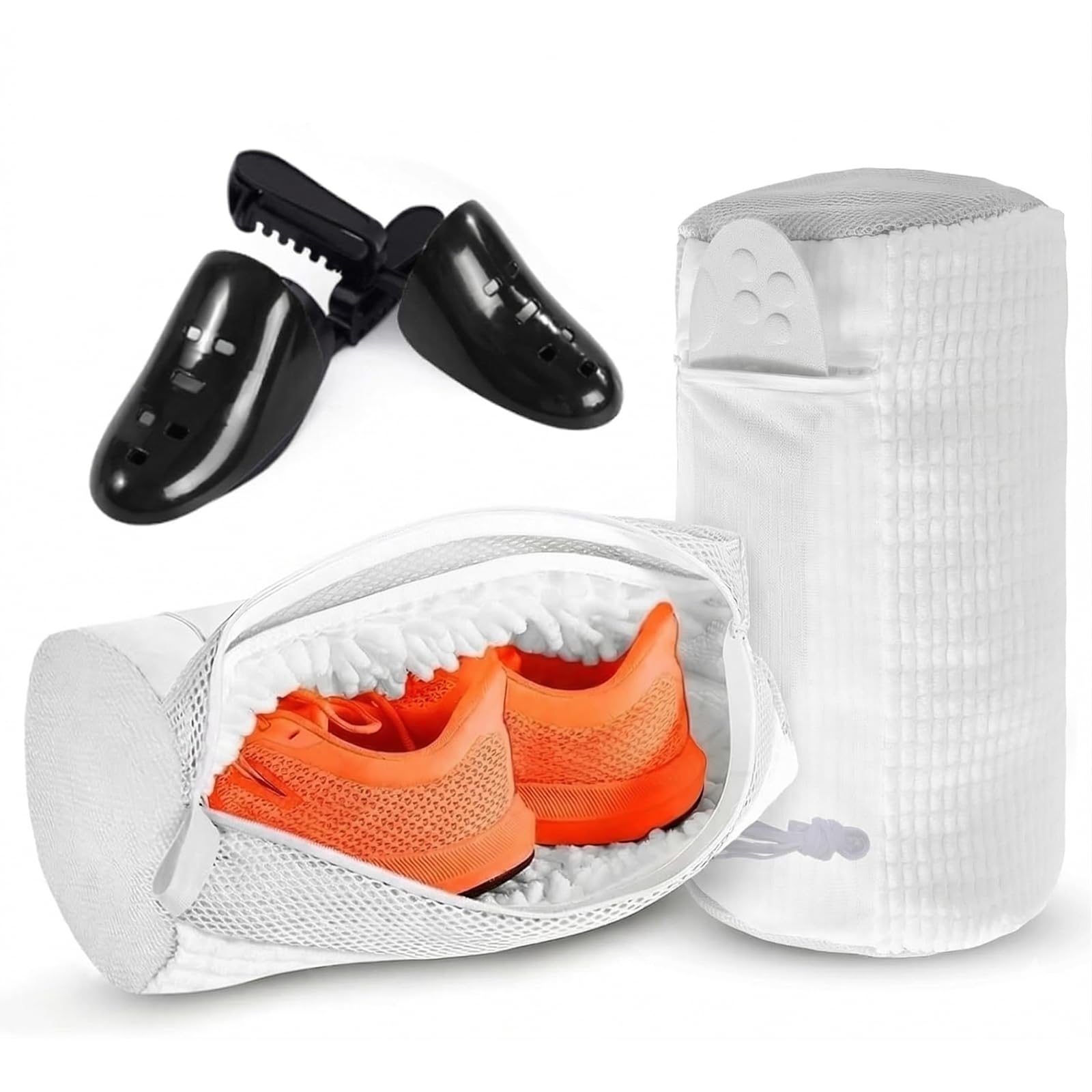 M-Better two-piece XXL shoe bag front view shows roomy protection for large sneakers.
