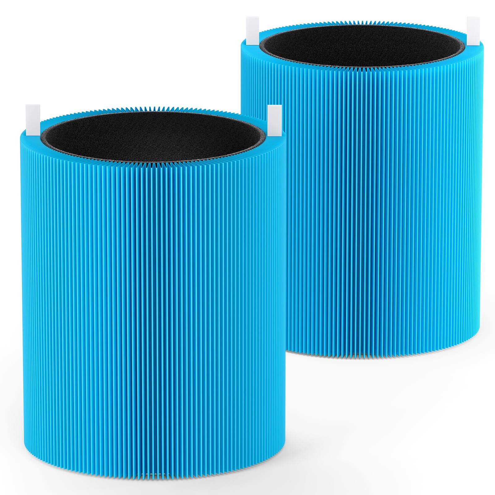 Mbetter Blue Pure 411 allergenblock filter front view for a snug purifier fit.