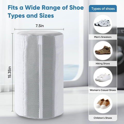 Spring-loaded adjustable shoe trees by M-Better maintain shoe shape and prevent creases.