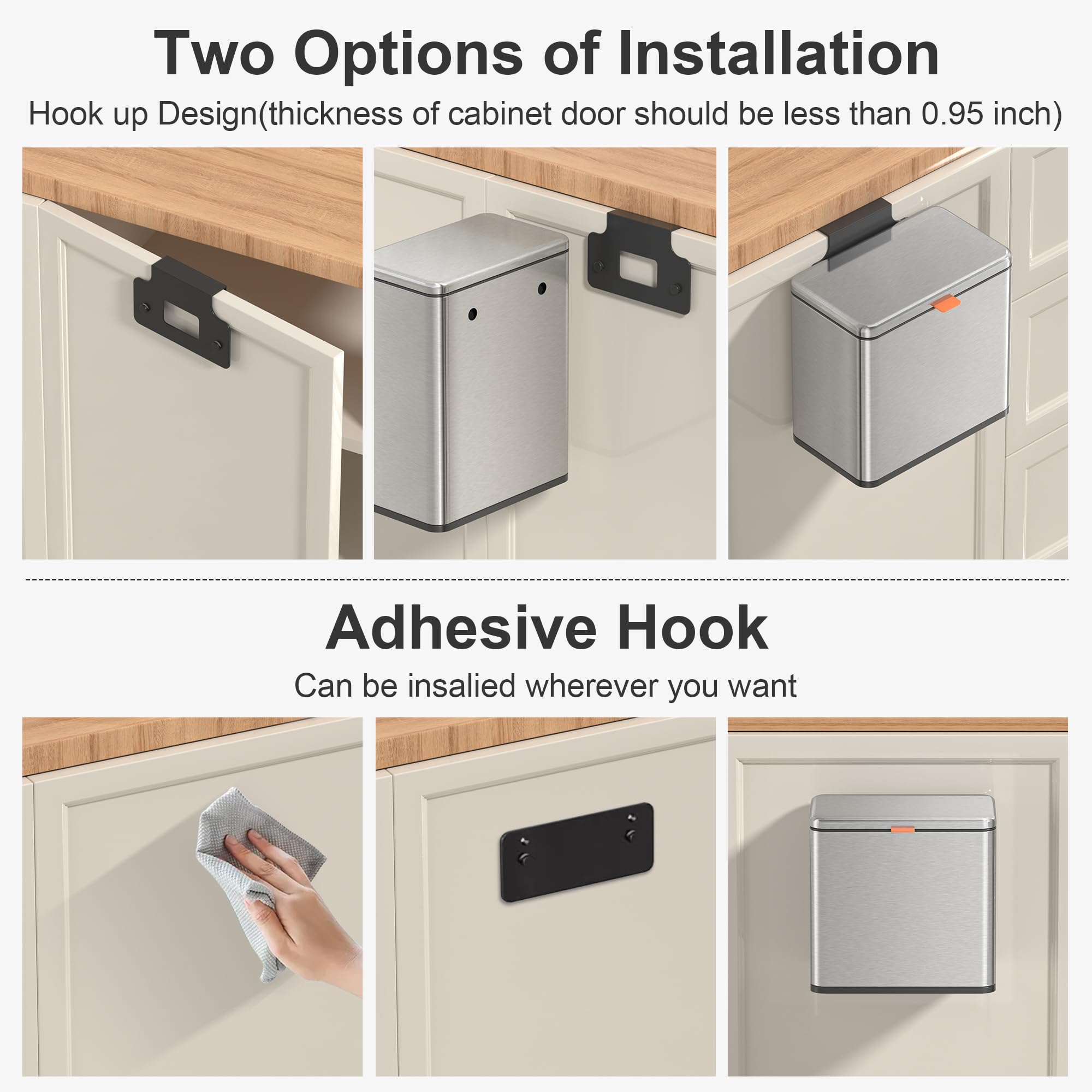 Mbillion removable inner bucket for easy dumping