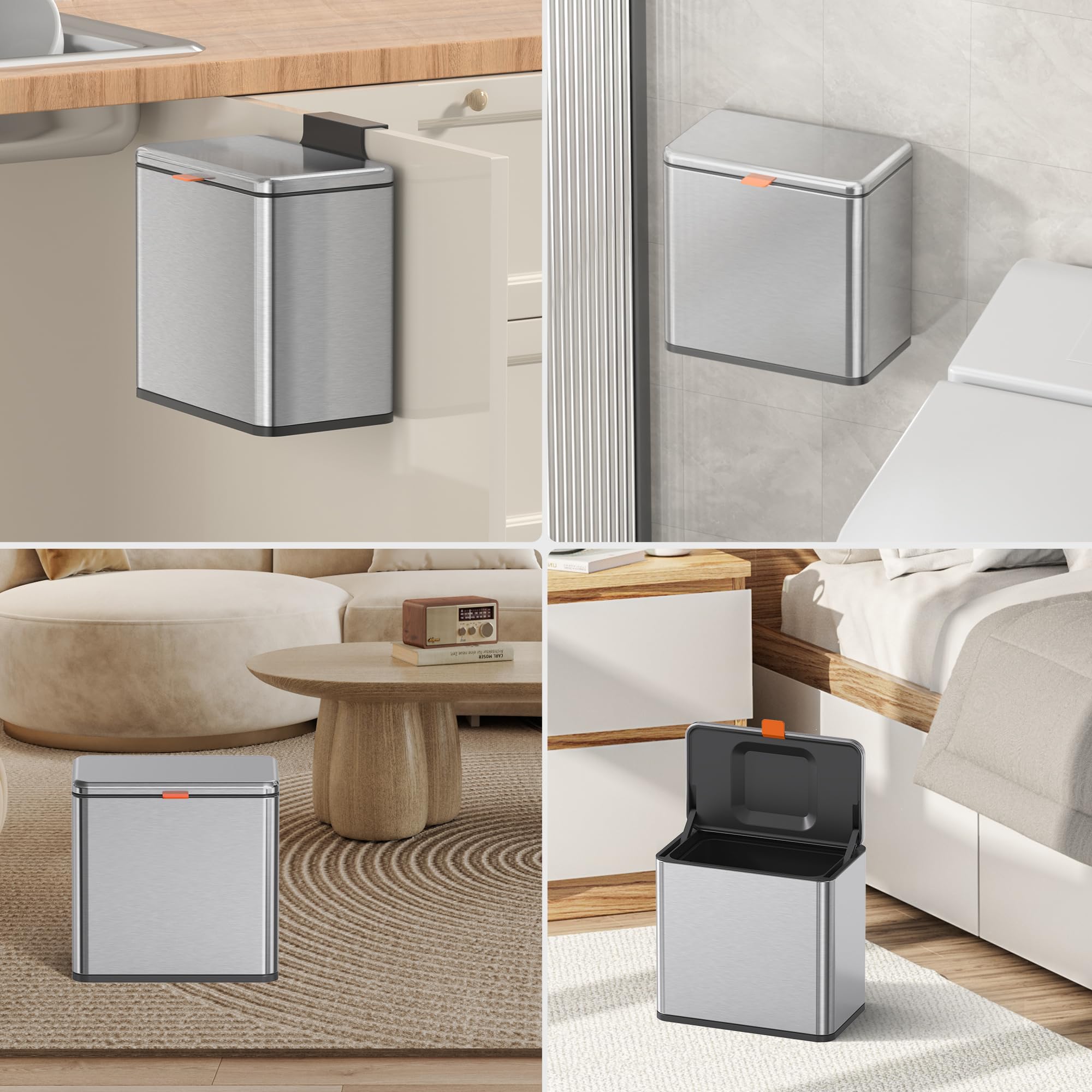Mbillion stainless-steel design cleans easily and resists rust