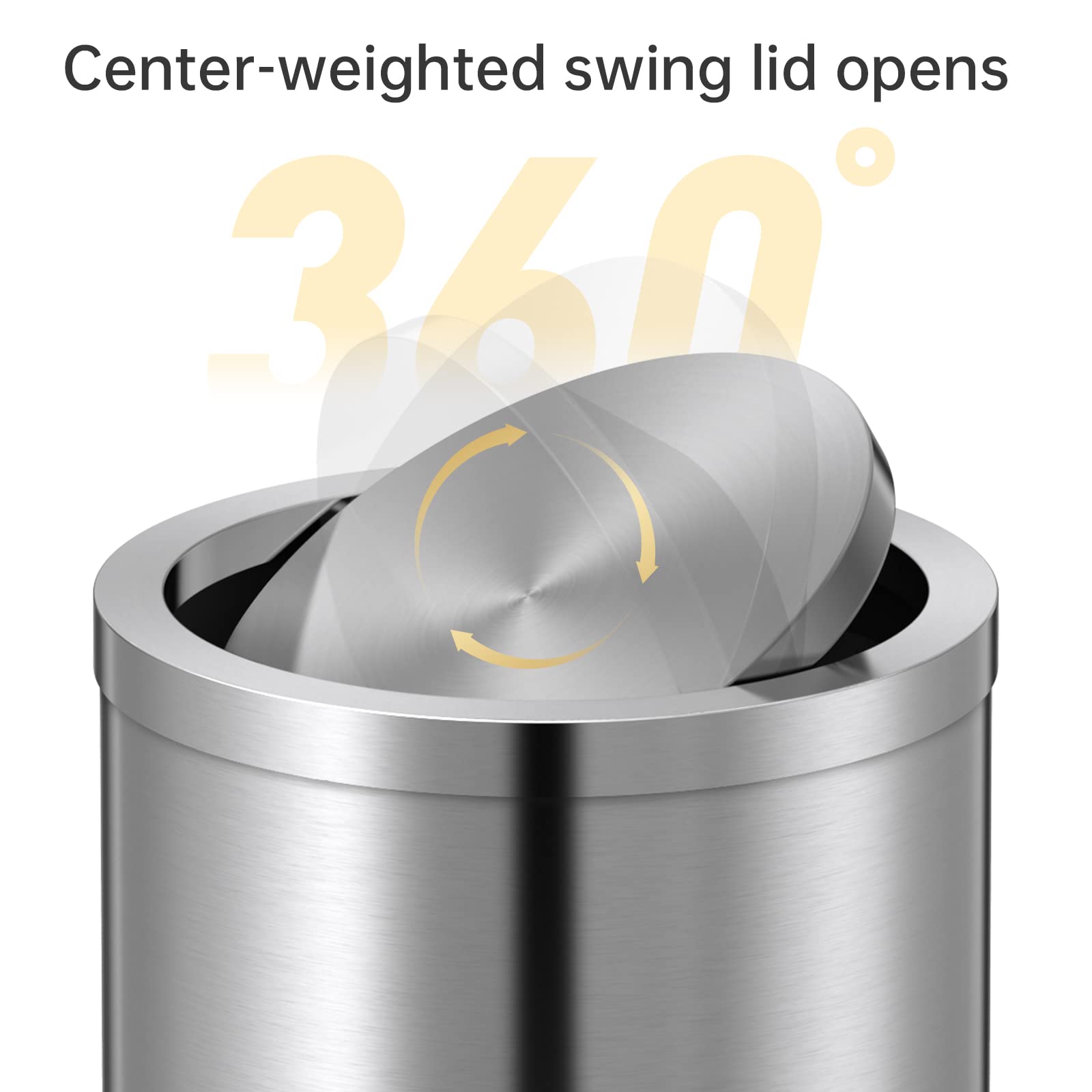 Mbillion 9 liter cylindrical can for kitchen or office organization.