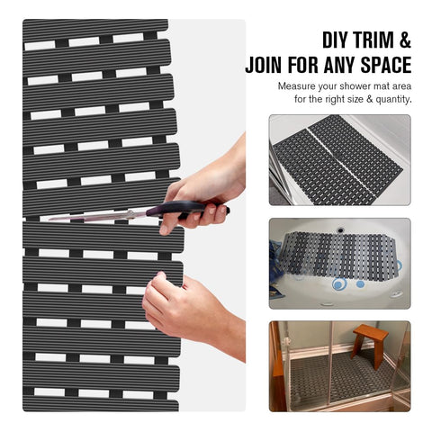 MBOSS bath mat material details with TPE and PP for durability.