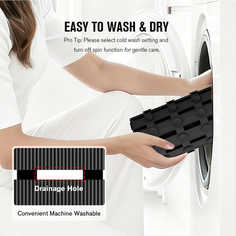 MBOSS anti-slip mat creates stable footing across bathroom, shower, tub surfaces.