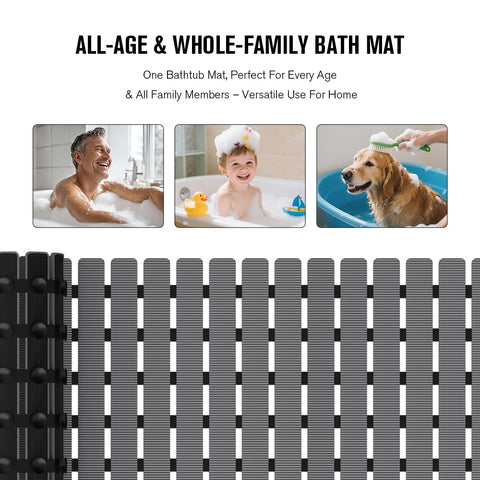 MBOSS mat easy to cut to fit your tub or shower space.
