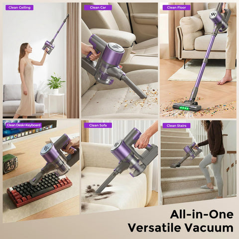 MBTTODF cordless vacuum wall-mounted storage keeps space organized