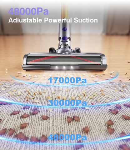 MBYULO cordless vacuum delivers up to 70 minutes of runtime per charge