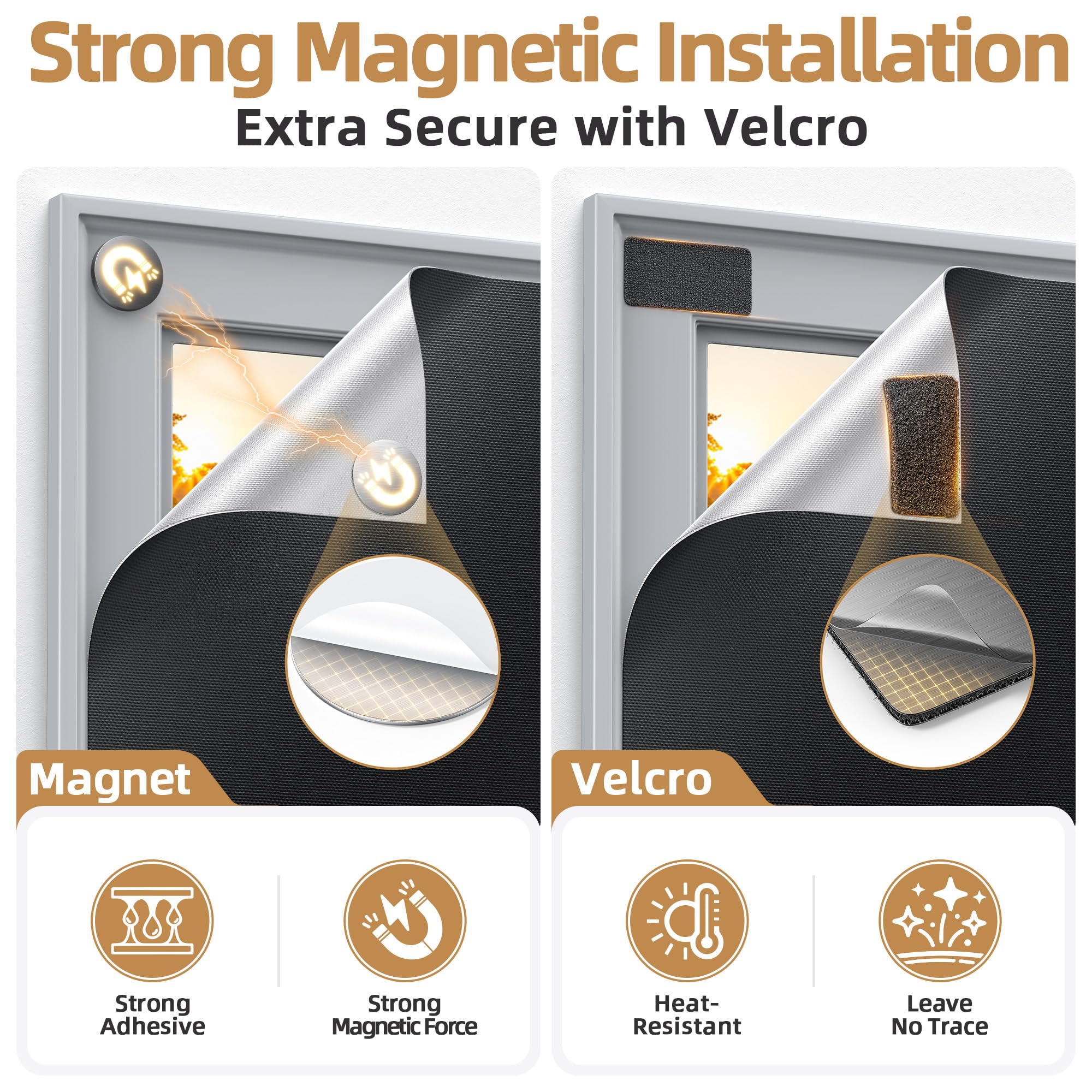 Mcanbaby portable blackout shade convenient for travel and temporary window coverage.