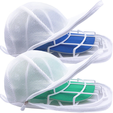 MCHKJ hat washer cage with front view and cap rack for shape protection