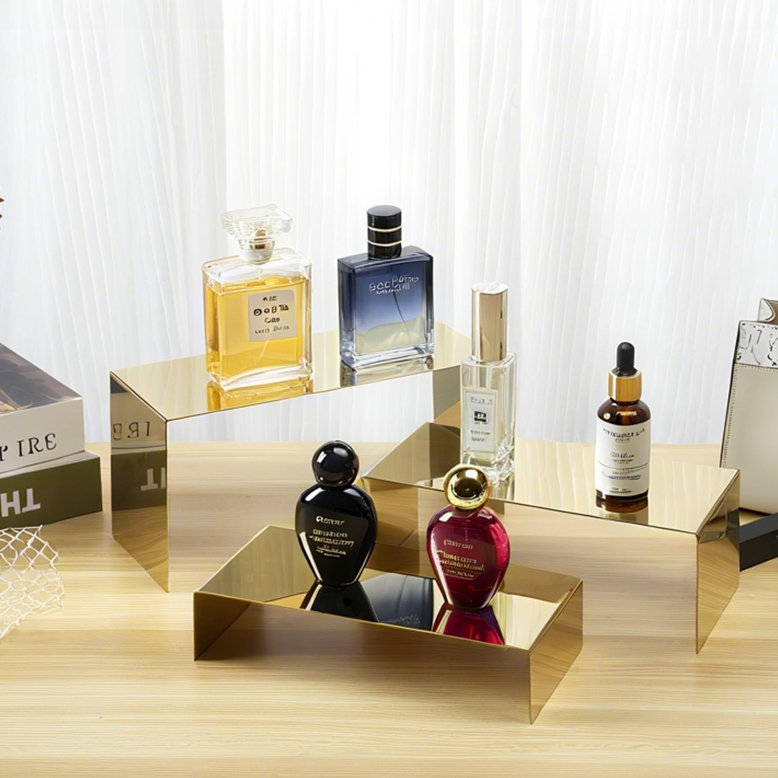 MCKECHSION versatile display for art, jewelry, perfumes and more at events.
