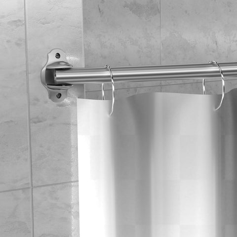 Mcrbeay curved rod offers easy installation with clear mounting steps.