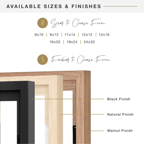 MCS Canvas Float Frame wall-mount view for vertical or horizontal layout.