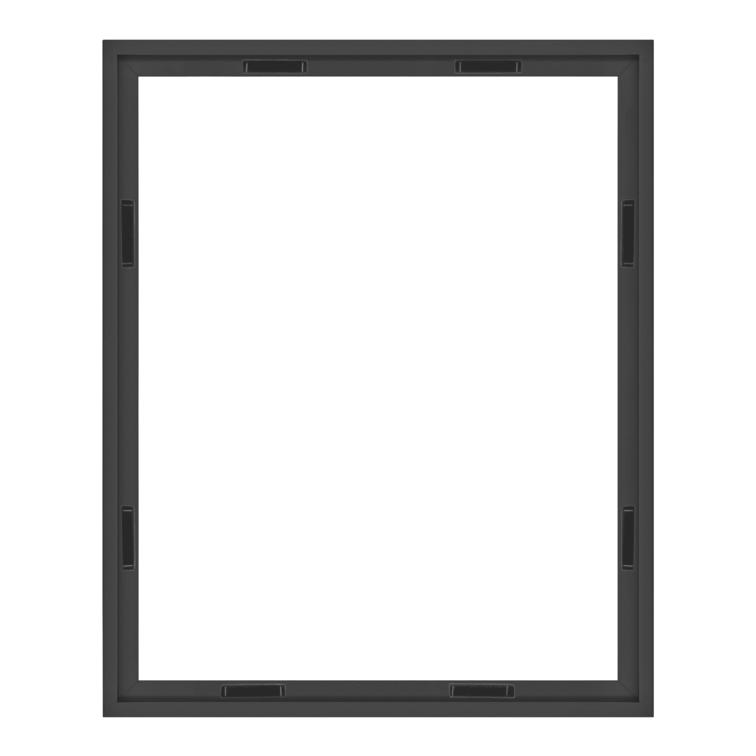 MCS canvas floater frame 24x30 in black for gallery-ready display