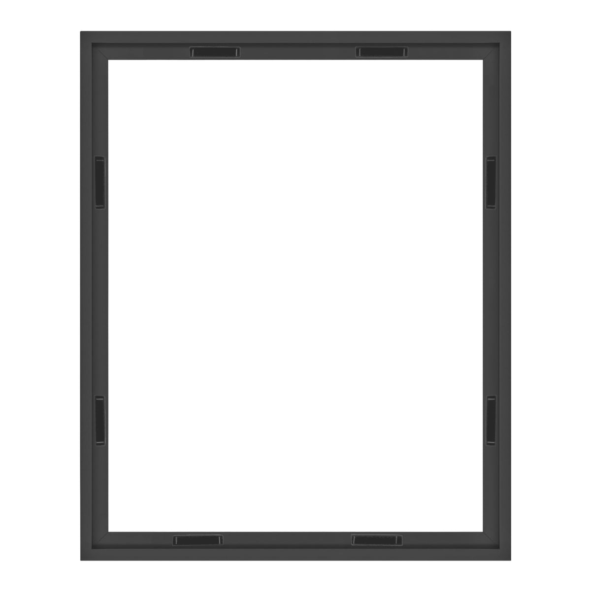 MCS canvas floater frame 24x30 in black for gallery-ready display