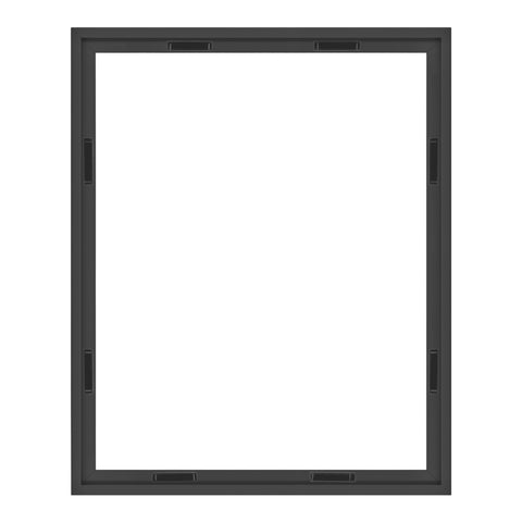 MCS canvas floater frame 24x30 in black for gallery-ready display
