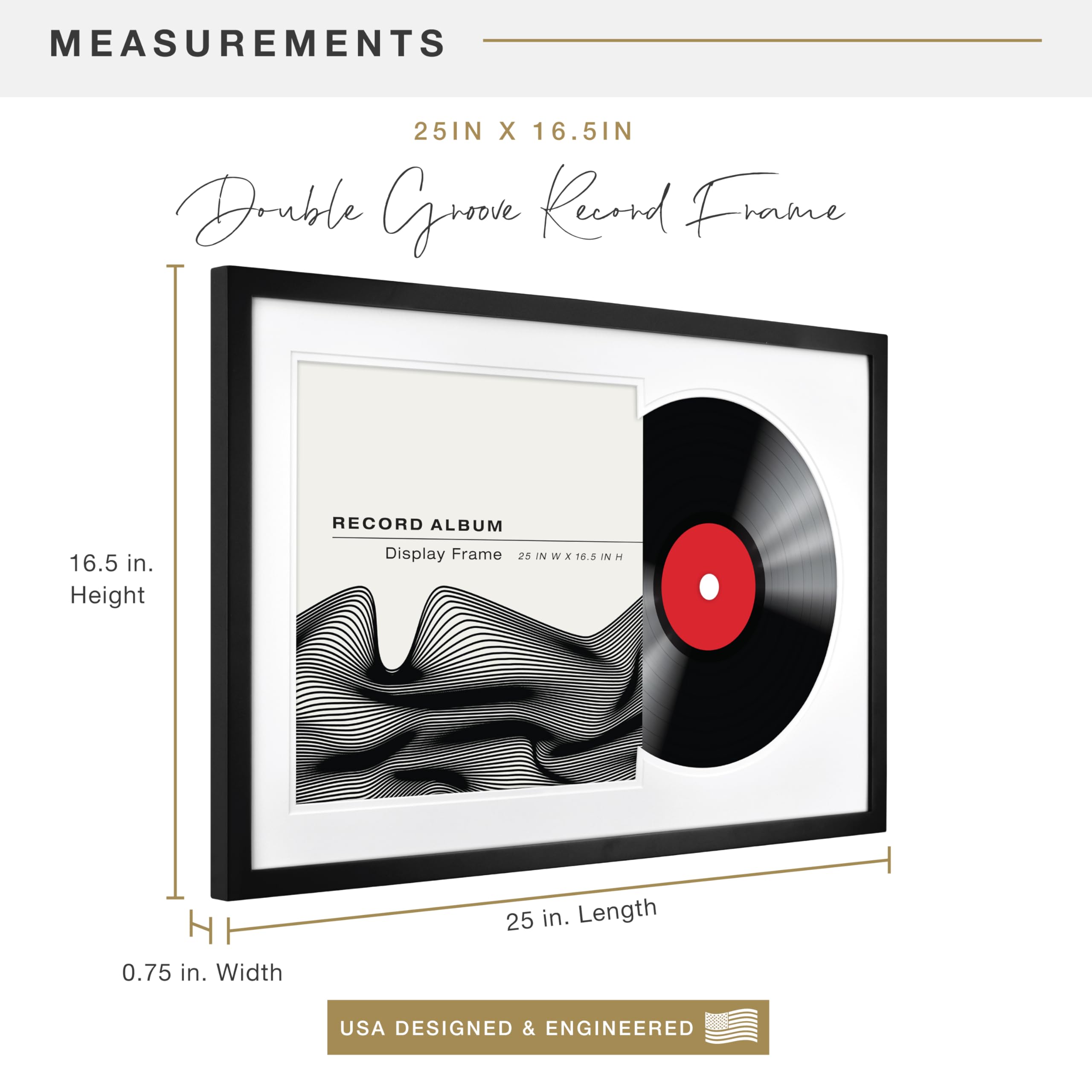 Beveled white double mat highlights artwork while adding contrast to decor