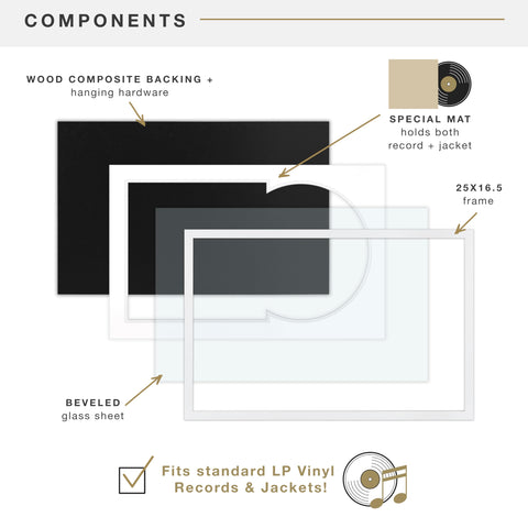 MCS frame on wall demonstrates vertical or horizontal hanging flexibility