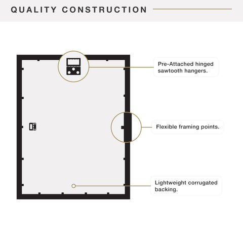 MCS Foundation wall frame ideal for home, office, and dorm displays.