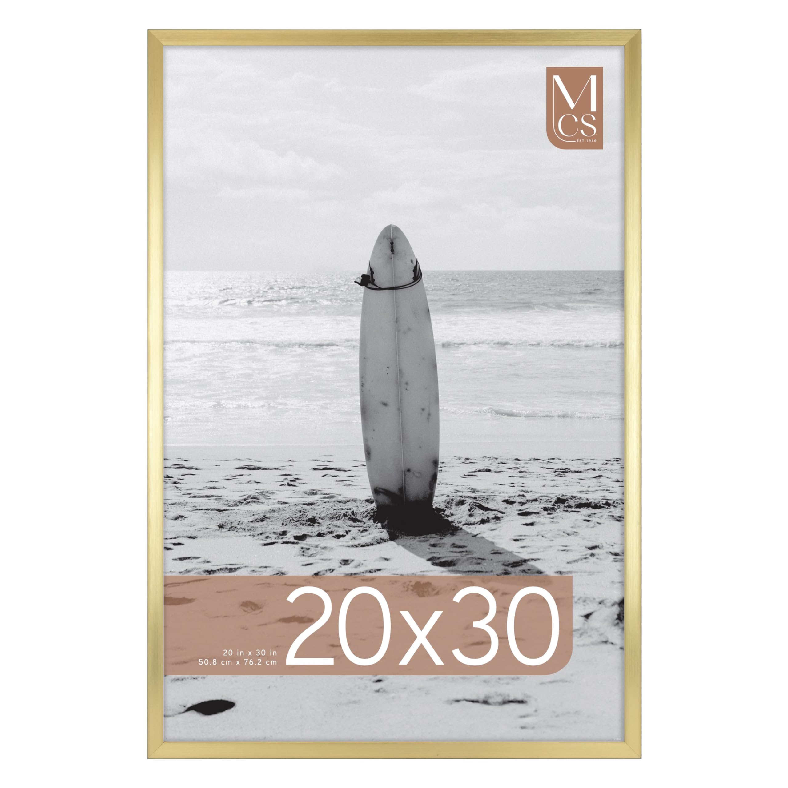 MCS Foundation 20x30 poster frame brass front for gallery walls