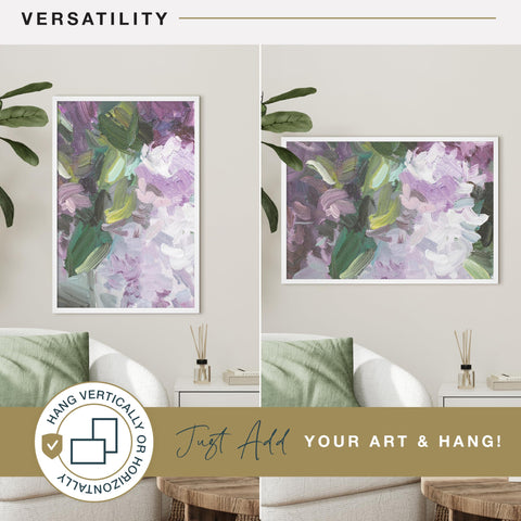 Easy to mix and match with other sizes for a gallery wall.