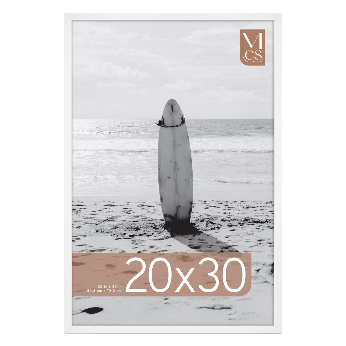 MCS Foundation 20x30 frame with plexi front protects posters while preserving clarity.