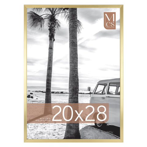 MCS Foundation brass frame with plexi front protects posters and prints.