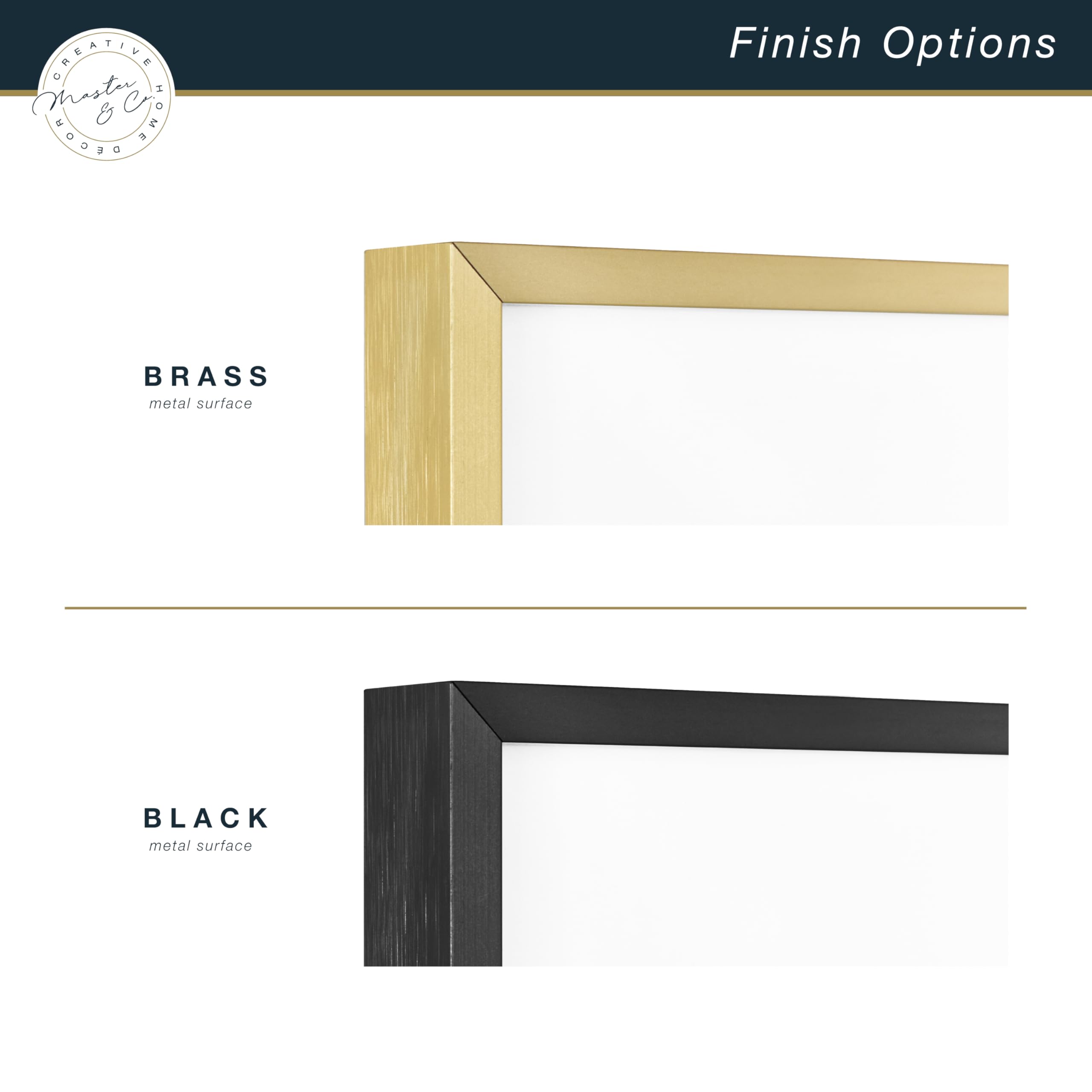 MCS Foundry frame mounted horizontally for wall display