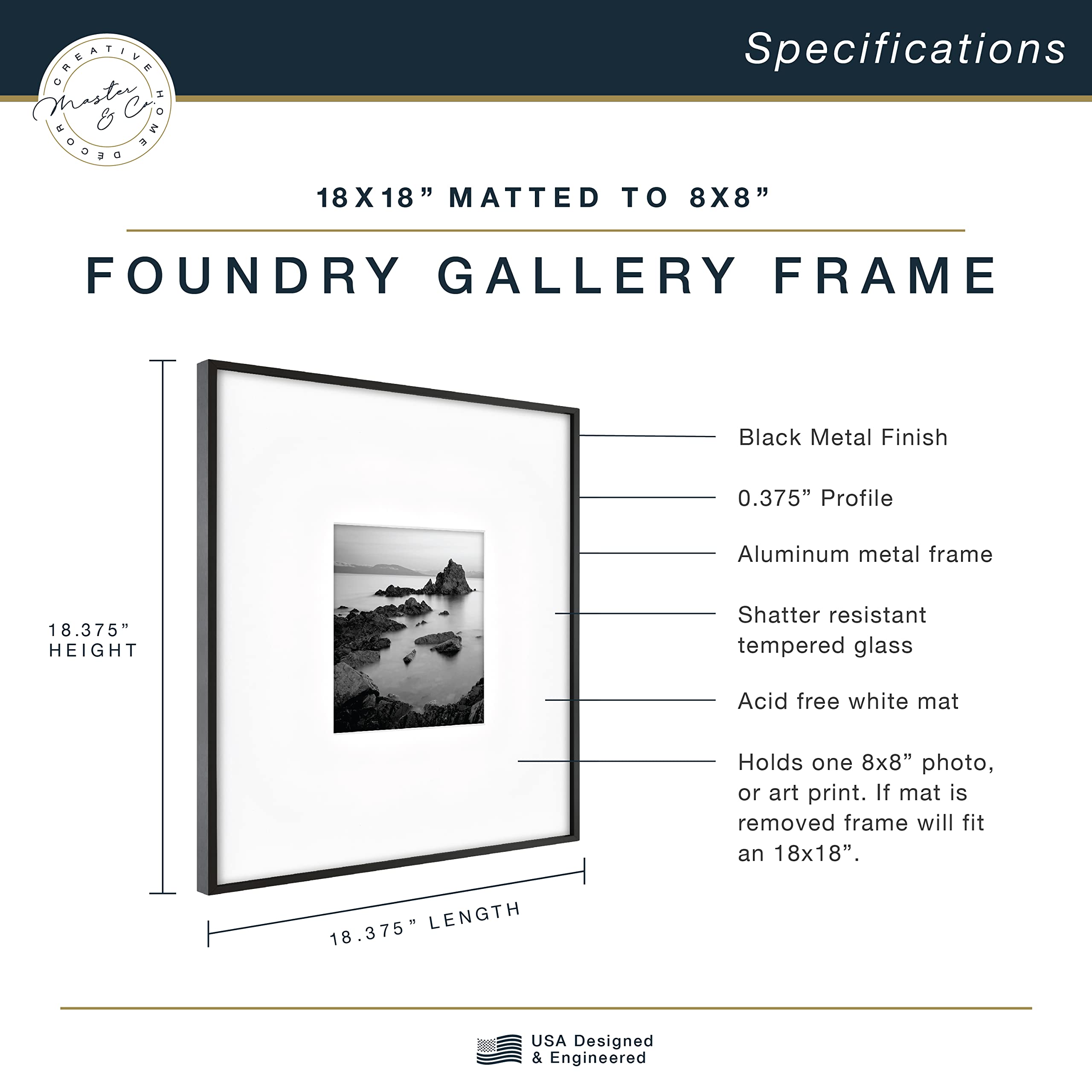 MCS Foundry metal frame edge close-up emphasizing durable construction