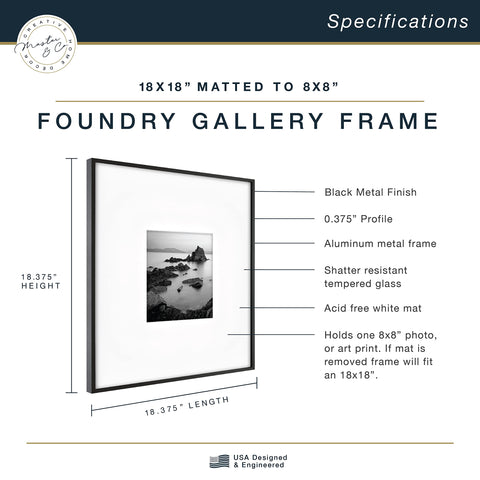 MCS Foundry metal frame edge close-up emphasizing durable construction