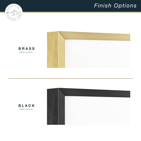 Turn buttons on the MCS Foundry frame enable easy photo changes.