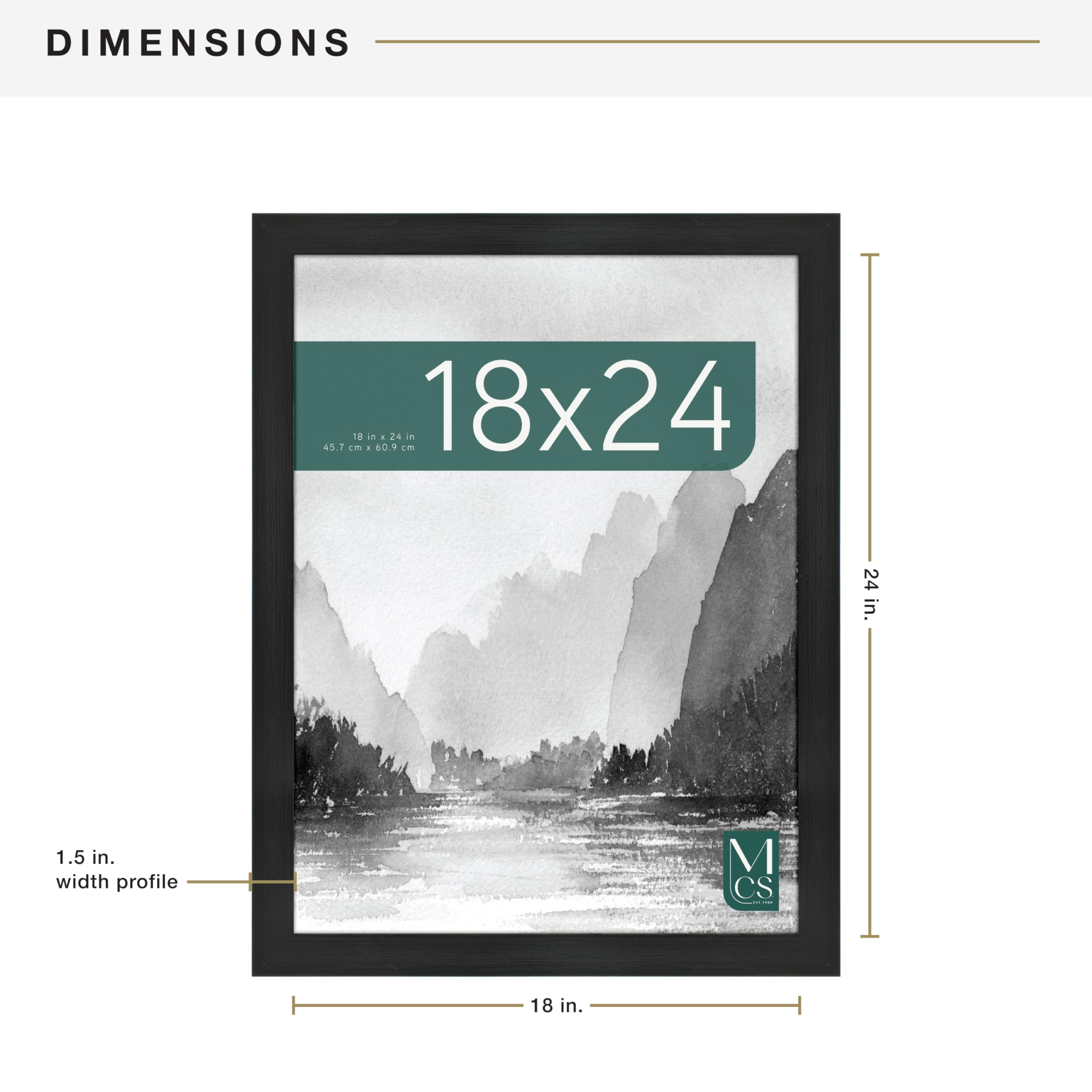 MCS frame built from durable extruded plastic for long-lasting use.