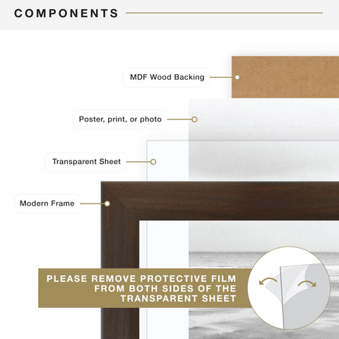 Ideal for dorms or offices to showcase posters and prints