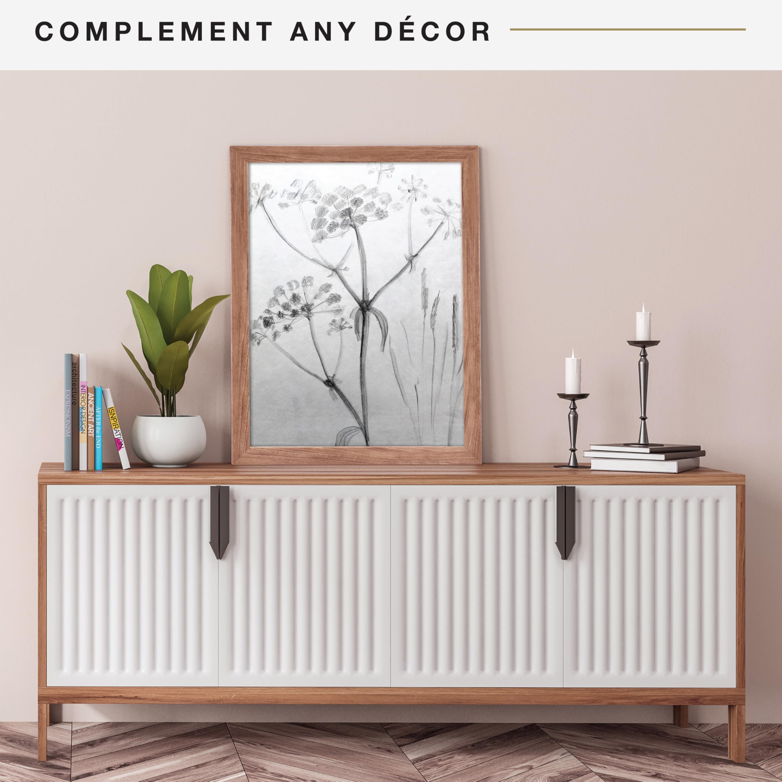 MCS frame horizontal hanging for landscape art displays