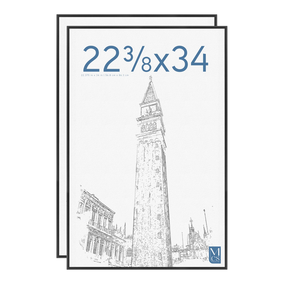 MCS Original Poster Frame front view showcasing a clean, modern display.