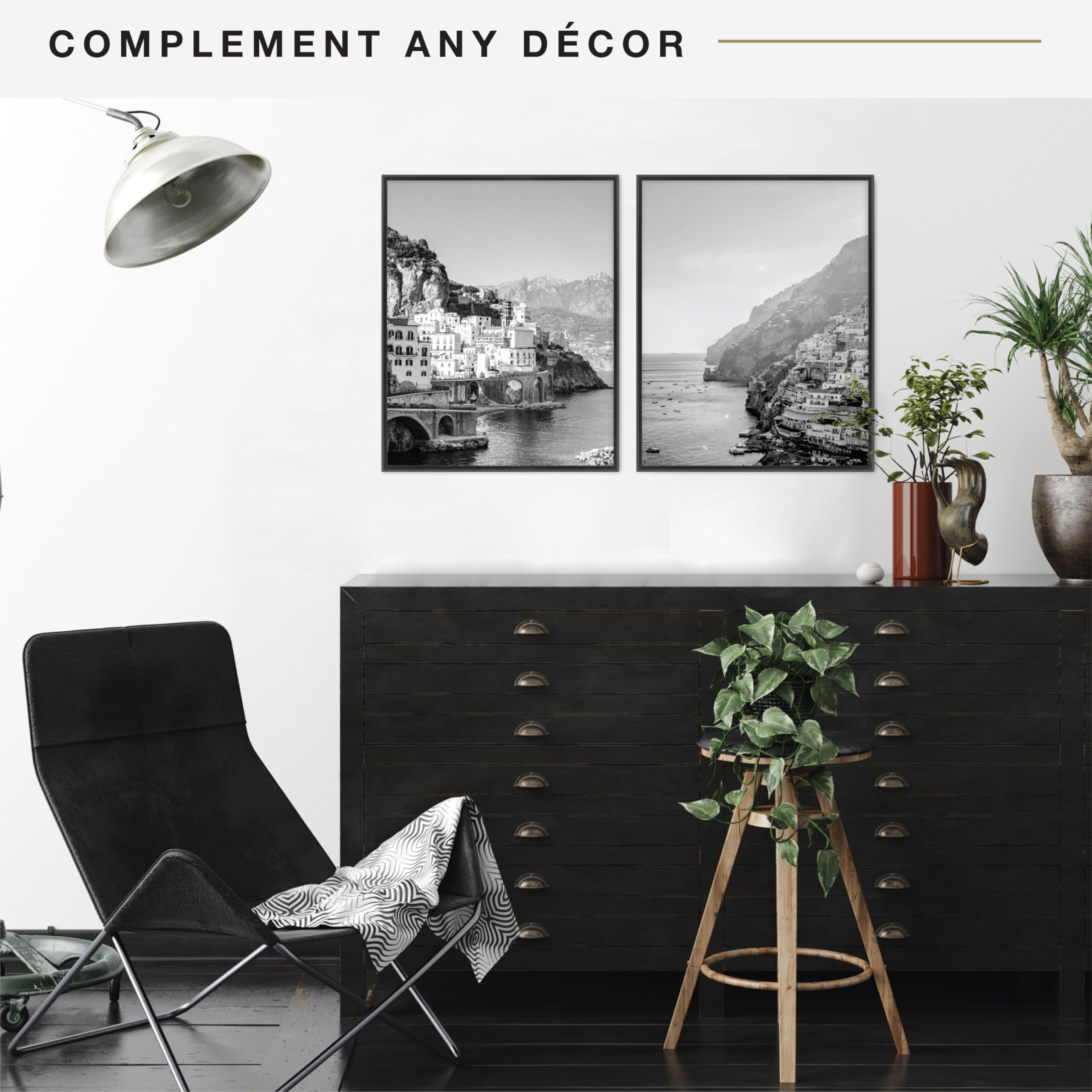 MCS frame slim high-gloss profile adds modern touch to art