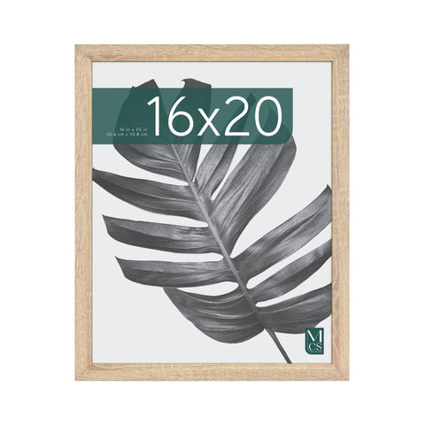 MCS Studio Gallery 16x20 frame front view with natural woodgrain for elegant wall display.