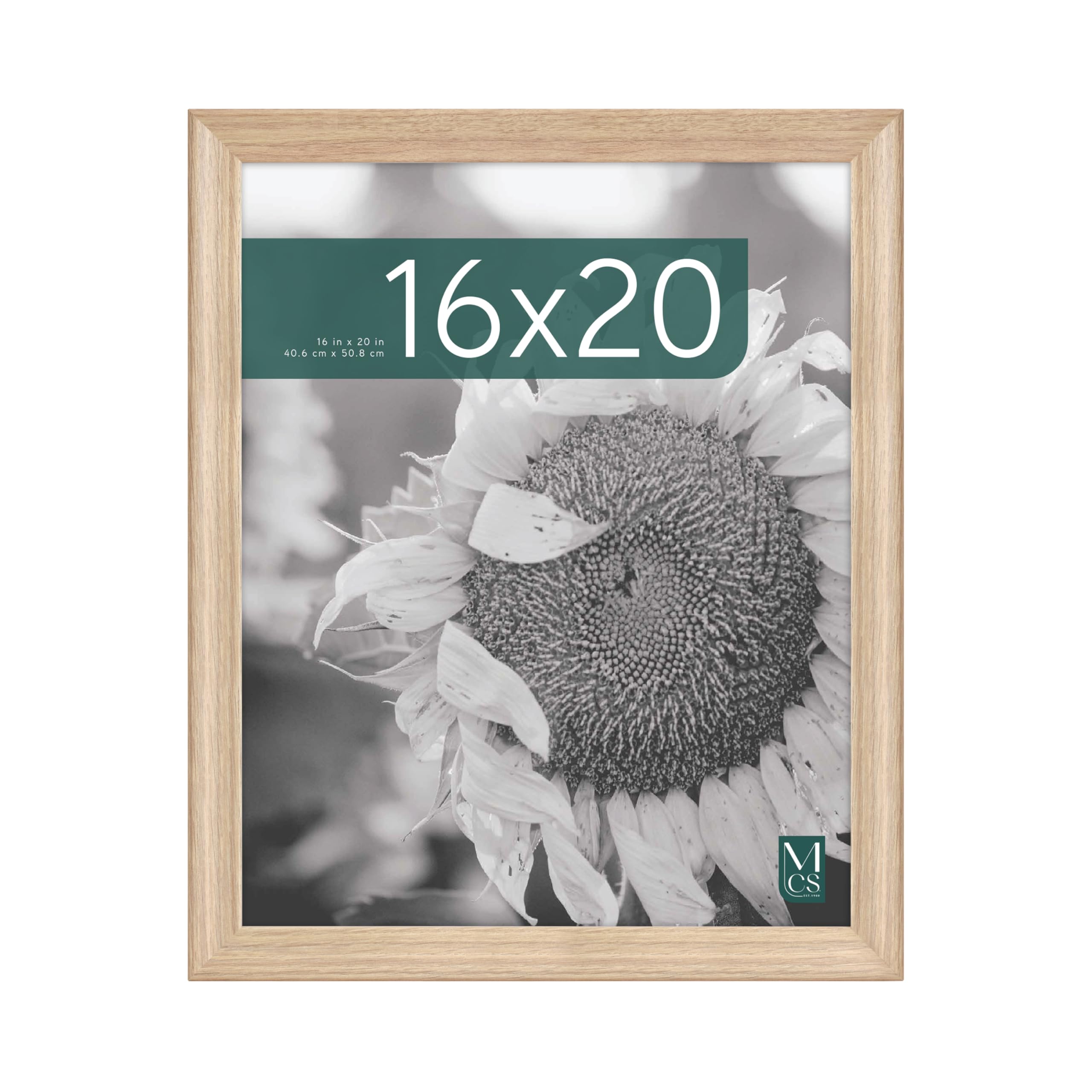 MCS Studio Gallery Classic frame front view with natural woodgrain